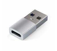 Satechi USB A to USB C Adapter, Type A Male to Type C Female, for Mac Mini M2/M1, Mac Studio, MacBook Air & Pro, iMac, Laptops, Tablets, PC & More - Silver