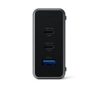 Wall Charger GaN 100W 2 USB-C PD & USB Compact Design Satechi Cosmic Grey