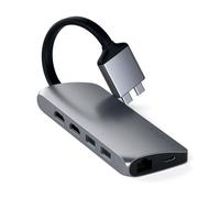 Satechi Type-C Dual Multimedia Adapter (Space Grey) Space Grey