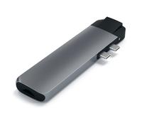 Satechi ST-TCPHEM laptop dock/port replicator Thunderbolt 3 Grey