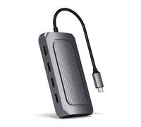 SATECHI USB-C Hub Multiport Adapter with USB4, 8K HDMI, 100W USB C PD Charging, 3 USB-A, Ethernet, Micro/SD Card Reader, 3.5mm Audio Jack, For MacBook, Windows and USB Type-C Devices