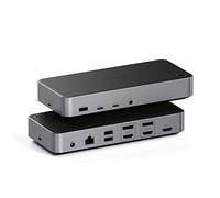 Satechi Triple 4K Display Wired Dock Black, Silver