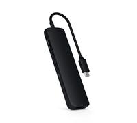 SATECHI USB C Hub 7-in-1 Multiport Adapter with 4K HDMI, 60W USB-C PD Charging, 2X USB-A, Ethernet, Micro/SD Card Reader, for MacBook, Windows - Black