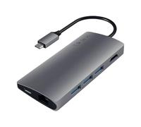 Satechi Aluminum Multi-Port Adapter V2 - Space Grey (ST-TCMA2M)