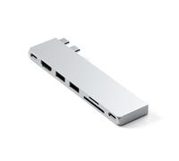 Satechi USB-C Hub Multiport Adapter Pro Slim, 7 in 1 Dongle - For MacBook Pro/Ai