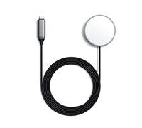 Satechi USB-C Magnetic Wireless Charging Cable (Magnetic Wireless Charger) - Compatible with iPhone 16 Pro Max/16 Pro/16/16 Plus, iPhone 15 Pro Max/15 Pro/15/15 Plus and More