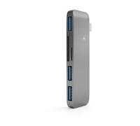 Satechi USB-C Pass-Through Hub Silver (ST-TCUHM)