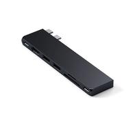 Satechi Macbook Pro Hub Slim Black, USB USB-C HDMI 4K Card Reader