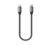 Satechi USB-C to Lightning Cable - Apple MFi Certified - iPhone Fast Charging Cable - for iPhone 16 Pro Max/16 Pro/16/16 Plus, iPhone 15 Pro Max/15/15 Plus, AirPods Pro, AirPods 3/2/1 (10in/25cm)