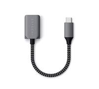 Satechi USB-C to USB-A 3.0 Adaptor Cable, Type-C to USB-A Female with 5Gbps Speed for MacBook Air/Pro/Neo, Laptop, PC, Tablet, iPhone, iPad and More - Space Grey