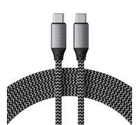 Satechi USB-C to USB-C Cable 100W - Compatible with iPhone 15/15Pro/ 15Plus/15ProMax, iPad Mini 6/ Pro 2021, iPad Air 4, MacBook Pro 2020, Galaxy S23, Switch and More (6.5ft/2m)