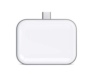 SATECHI USB-C Wireless Charging Dock for AirPods Pro 3 2 1 and AirPods 4/3/2/1 with Wireless Charging Case (Not included), MFi Certified Charging Base