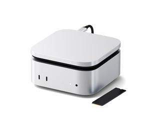 SATECHI USB4 Slim NVMe SSD Enclosure, 40Gbps Data Transfer | Up to 8TB, Thunderbolt 5/4 compatible, active cooling system, supports M.2 2280/2260/2242/2230 NVMe SSDs, SSD not included