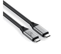 Satechi USB4 V2 Pro Cable, USB C Cable 1.2m/3.9ft, up to 120Gbps Data Transfer, 240W Power Delivery, 8K@60Hz Display, Thunderbolt 5/4/3 Compatible, for MacBook, Windows & More