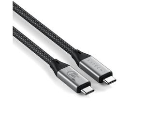 Satechi USB4 V2 Pro Cable, USB-C Cable 1.2m/3.9ft, up to 120Gbps Data Transfer, 240W Power Delivery, 8K@60Hz Display, Thunderbolt 5/4/3 Compatible, for MacBook, Windows & More