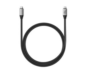 Satechi USB4 V2 Pro Cable USB cable USB4 Gen 4x2 1.2 m USB C 120 Gbit/s 240 W Silver Black