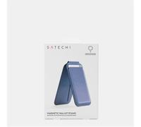 Satechi Magnetic MagSafe Wallet, Double Flap Stand Card Holder, 4 Slots with Front NFC Pass-Through, Adjustable Phone Attachment for iPhone 17/16/15/14/13/12, Travel Accessory - Purple
