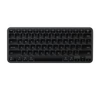 Satechi Wireless Keyboard Slim EX1, Bluetooth & 2.4 GHz, US QWERTY, Grey | English layout, instant OS switch button, up to 5 weeks battery, multi-device Bluetooth for Mac and Windows