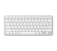 Satechi Wireless Keyboard Slim EX1, Bluetooth & 2.4 GHz, US QWERTY, Silver | English layout, instant OS switch button, up to 5 weeks battery, multi-device Bluetooth for Mac and Windows