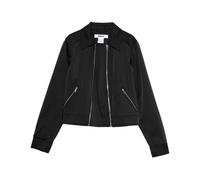 Sateen Trucker Jacket - female - DKNY - Light Jackets - Black - L - Jackets L