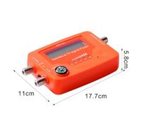 Satellite and TV Signal Detector, 2-in-1 Digital LCD Finder with Backlit Screen & Buzzer Tone, for Satellite Dish and DVB-T Antenna Alignment