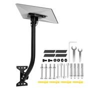 Satellite Antenna Mount - Heavy Duty Flexible Tilt Rotation Pole Bracket System | Outdoor Roof Wall Corner RV Camper Home Lawn Signal Boosting Internet Connectivity Communication Installation Hardware