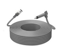 Satellite Cable RJ45 Male High Speed Stable Connection Replacement Extension Cable for Gen 2 Dish Antenna Durable Rubber Red Copper Material (15ft/4.6m)