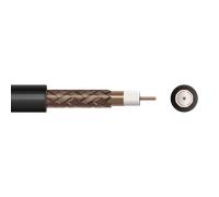 Satellite CT100 PVC Black Coaxial Cable - 100m Drum