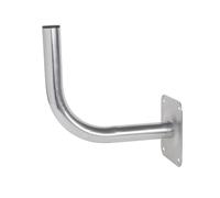 Satellite Dish Wall Mount 20cm - Heavy Duty Galvanised Steel Corrosion Resistant Universal for Satellite and Terrestrial Antennas with Protective Cap Easy Installation
