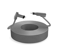 Satellite Extension Cable Satellite Replacement Cable IP68 1200Mbps with Wall Grommet for Rectangular Satellite V2 (49FT(15M))