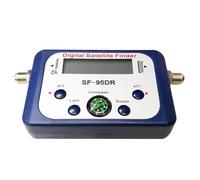 Satellite Finder Meter with Compass, SF-95DR Digital Satellite Finder, LCD Display, Audio Tone, LED Indicator, ATT, No Battery Required, 5.1 x 2.6 x 1.1 in / 130 x 65 x 27 mm