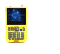 Satellite Finder, V8 Finder Digital Satellite 3.5 Inch LCD Signal Meter(Giallo)