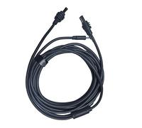 Satellite Power Cable 2 in 1 Water Resistant PVC Material Durable Power Supply Extension Cord for Mini Satellite Indoor Outdoor Use 18AWG 130g
