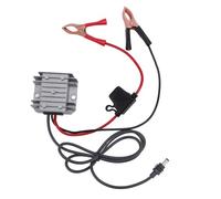 Satellite Power Converter Compatible with Mini, 9V - 28V to 30V 3.5A 100W Step Up Voltage Regulator, Portable DC Power Cord with Clip for RV and Mobile Use, 3.2 Foot Cable