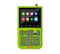 Satellite Signal Finder DVB-S/S2/S2X Digital 1080P HD H.264 DVB-S2 Meter Satfinder Quick Scan(Green)
