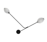 Satellite Wall Lamp Hardwired Cream White Semi Matt