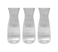 Saterkali 3/5/10Pcs Plastic Vases for Flowers - Small Vases for Table Decoration, Tall Small Vase Modern Flower Vase Set for Wedding Centrepiece Party Birthday Living Room Decor Home 3pcs