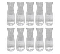 Saterkali 3/5/10Pcs Plastic Vases for Flowers - Small Vases for Table Decoration, Tall Small Vase Modern Flower Vase Set for Wedding Centrepiece Party Birthday Living Room Decor Home 10 Pcs