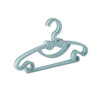 Saterkali Clothing Hanger Reusable Non-Slip Bright-Colored Strong Load-Bearing Storage Rack Household Products Blue