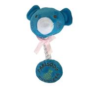 Saterkali Dog Chew Toy, Cotton Rope And Plush Squeaky Animal Shape Teeth Cleaning, For Puppy Teething Tug Of War Interactive Play A