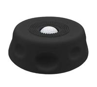 Saterkali Dog Licking Bowl With Ball, Non Slip Interactive Rotating Ball Design Slow Feeder Stable Base, For Wet Food Yogurt Peanut Butter Boredom Relief Pet Lick Toy Black