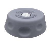 Saterkali Dog Licking Bowl With Ball, Non Slip Interactive Rotating Ball Design Slow Feeder Stable Base, For Wet Food Yogurt Peanut Butter Boredom Relief Pet Lick Toy Grey