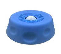Saterkali Dog Licking Bowl With Ball, Non Slip Interactive Rotating Ball Design Slow Feeder Stable Base, For Wet Food Yogurt Peanut Butter Boredom Relief Pet Lick Toy Blue