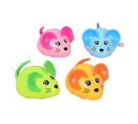 Saterkali Safe Wind-up Toy for Kids Portable Wind-up Toy Wind-up Toy Creative Mouse Shape Kids Educational Clockwork Toy Interactive Winding Toy for Children Random Color