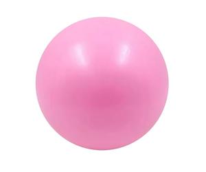Saterkali Small Pilates Exercise Ball Pelvic Floor Muscle Barre Yoga Core Strength Physical Therapy Stability Fitness Ball Home Gym Mini, Pink, One Size