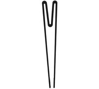 Saterkali Toddler Learning Chopsticks, High Temperature Resistance, Non-slip, Black