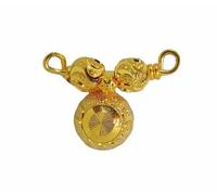 Satfale Jewellers 22K/18K Real Certified Fine Yellow Gold Abstract Mangalsutra Pendant
