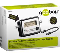 Satfinder Digital Analog HD Satellite Finder Sat + Cable NEW by Goobay