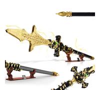 SATHIBI Demon Swords Building Set for Adult,46in Long Knife Building Block Model Kit with Stand,Anime Collectible Toy Creative Gifts for Teen Age 12+(904 Pieces)