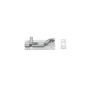 Satin Anodised Aluminium Necked Barrel Bolt, 76mm, Corrosion Resistant, Abrasion Resistant